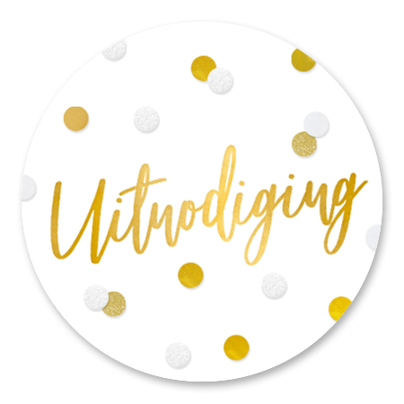 Confetti uitnodiging
